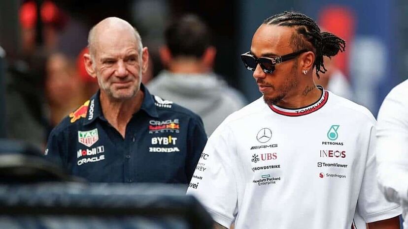 Hamilton Reacts to Newey’s Decision to Join Aston Martin Instead of Ferrari