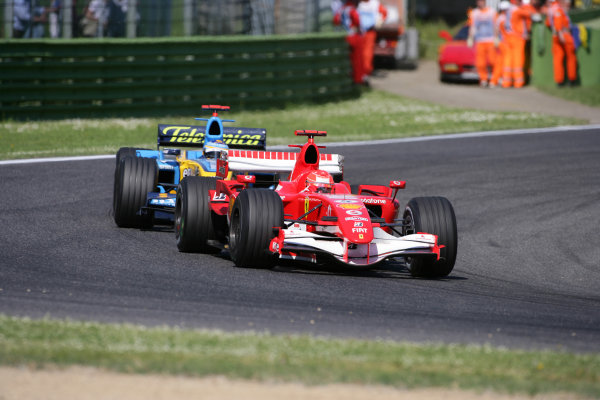 The 2006 Imola Showdown: Schumacher vs. Alonso