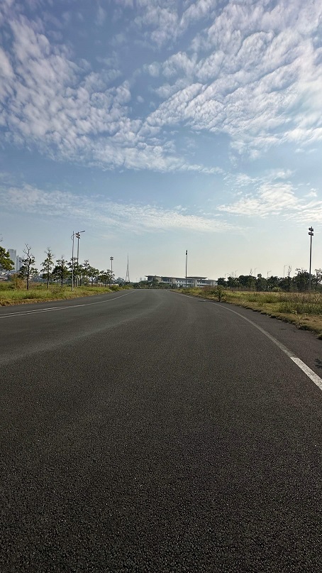 Abandoned urban racetrack section, originally built for Hanoi Grand Prix