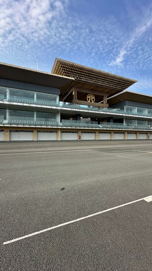 Forgotten F1 circuit infrastructure in Hanoi, Vietnam after race cancellation