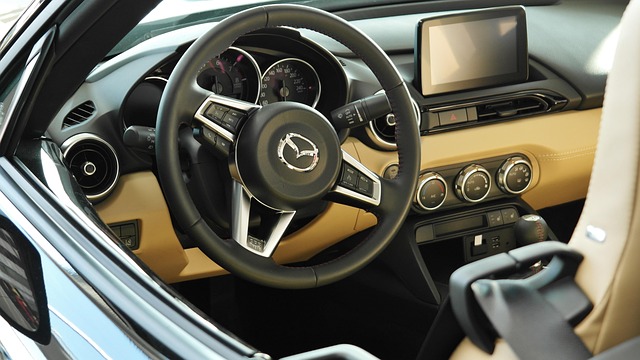 automobile, vehicle, steering wheel, seat, chrome, sports car, athletic, transport system, electronics, car workshop, dashboard, ride, equipment, technology, glittering, perfomance, modern, mazda, engine, locomotion, processing, new car, transport, park, machine, cockpit, auto detail, handlebar, speedometer, trip, to steer, car ride, control car, speed, traffic, wheel, mazda, mazda, mazda, mazda, mazda