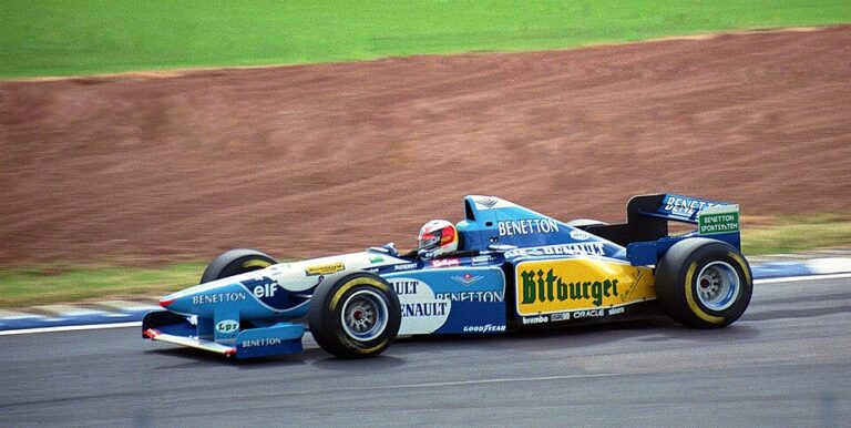 Michael Schumacher – Benetton B195 at the 1995 British Grand Prix, Silverstone