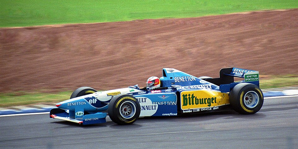 Michael Schumacher – Benetton B195 at the 1995 British Grand Prix, Silverstone