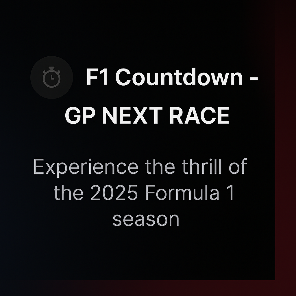 GP Next Race Banner