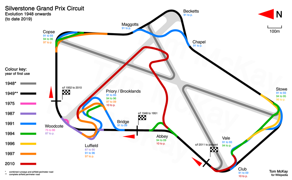 Silverstone original circuit