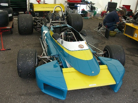 "Brabham BT34 Formula 1 car, photographed in 2005"