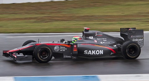 HRT F1 car