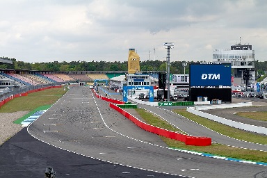 Hockenheim circuit start finish line
