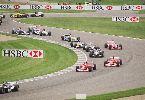 Indianapolis F1 circuit race in 2003