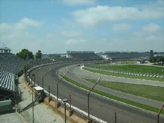 Indianapolis Motor Speedway grandstands and track – historic F1 circuit featured in Forgotten F1 Circuits series
