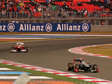 Korean F1 circuit in 2012 race