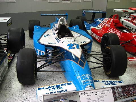 Jacques Villeneuve's winning Indianapolis 500 car