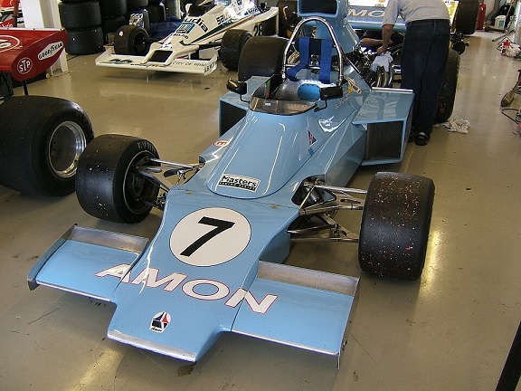 Chris Amon from New Zealand, created his own team to compete in F1