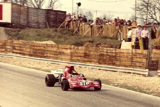Ronnie Peterson driving for March team in 1972