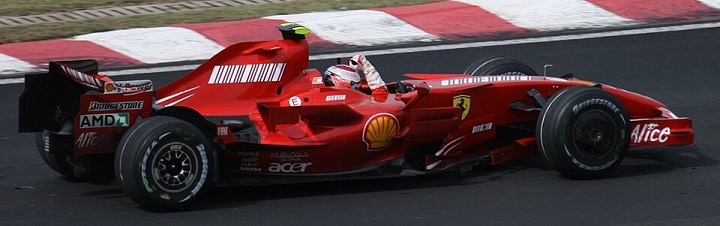 Kimi Raikkonen Brazil celebrating title